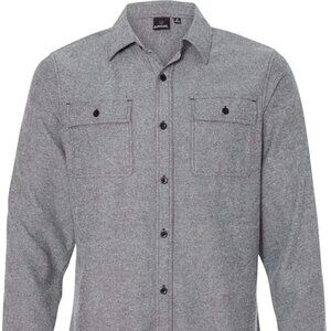 Burnside Long Sleeve Solid Flannel Shirt